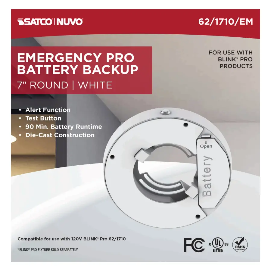 Blink Pro Emergency Battery Backup - 7 Inch Round - Image 3