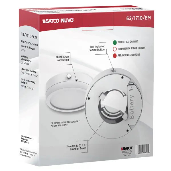 Blink Pro Emergency Battery Backup - 7 Inch Round - Image 7