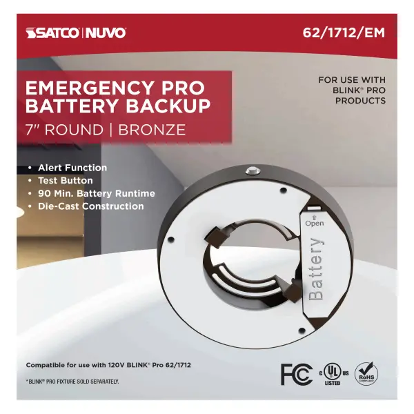 Blink Pro Emergency Battery Backup - 7 Inch Round - Image 3