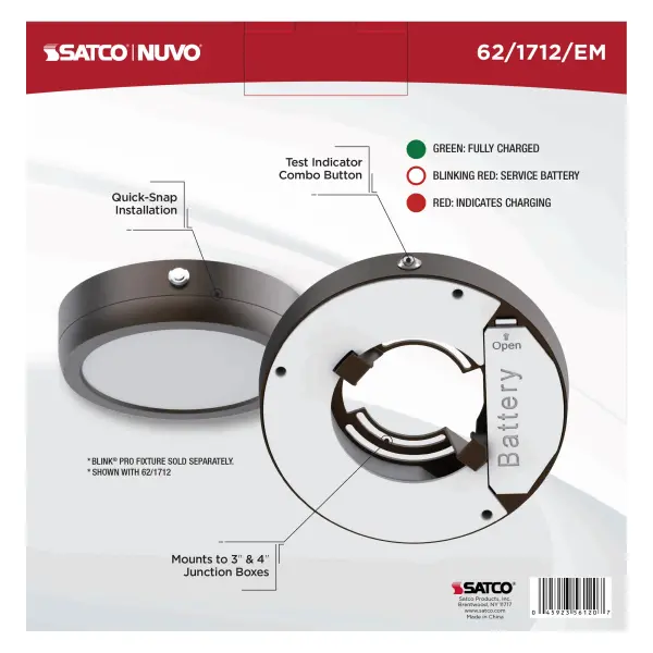 Blink Pro Emergency Battery Backup - 7 Inch Round - Image 4