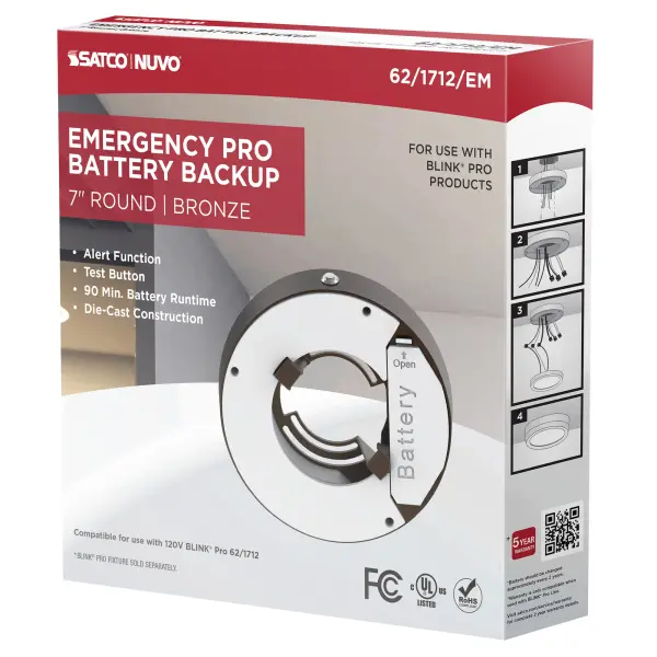 Blink Pro Emergency Battery Backup - 7 Inch Round - Image 8