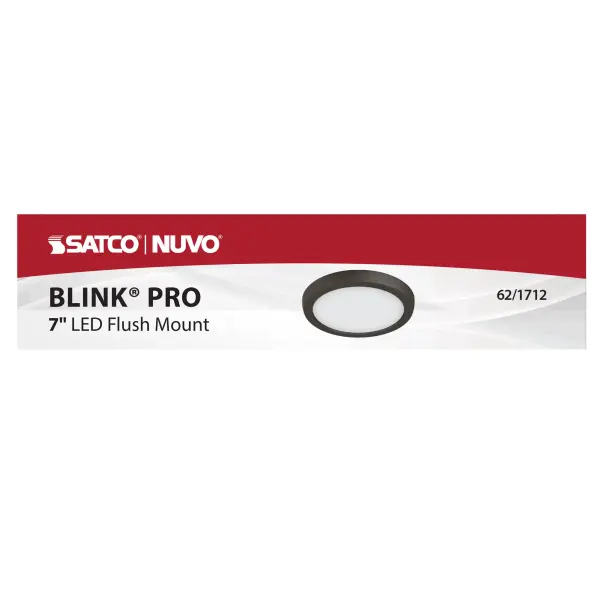 Blink Pro 7" Round LED Flush Mount - Bronze - Image 14