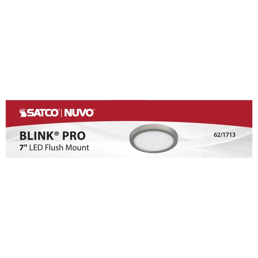 Blink Pro 7" LED Flush Mount - Brushed Nickel - Image 14