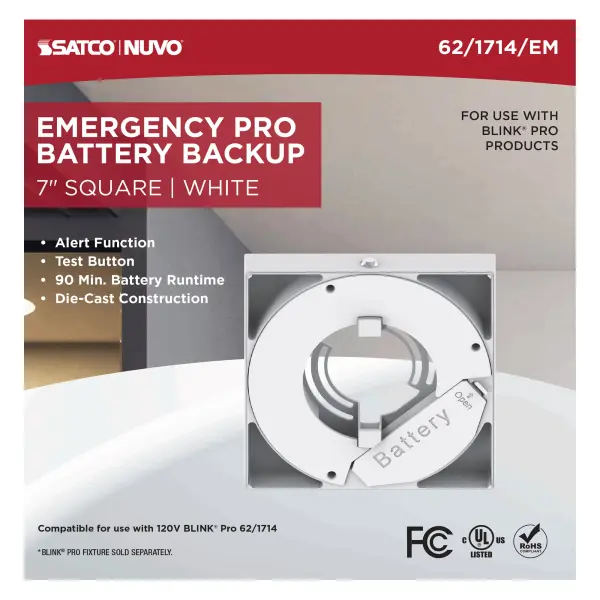 Blink Pro Emergency Battery Backup - 7 Inch Square - Image 3