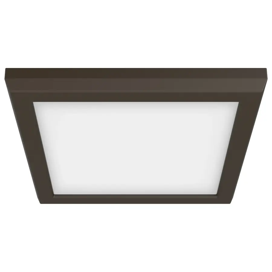 Blink Pro 7" Square LED Flush Mount in Bronze - Image 1