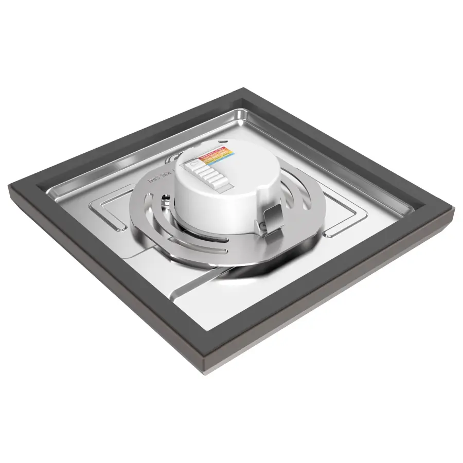 Blink Pro 7" Square LED Flush Mount in Bronze - Image 2
