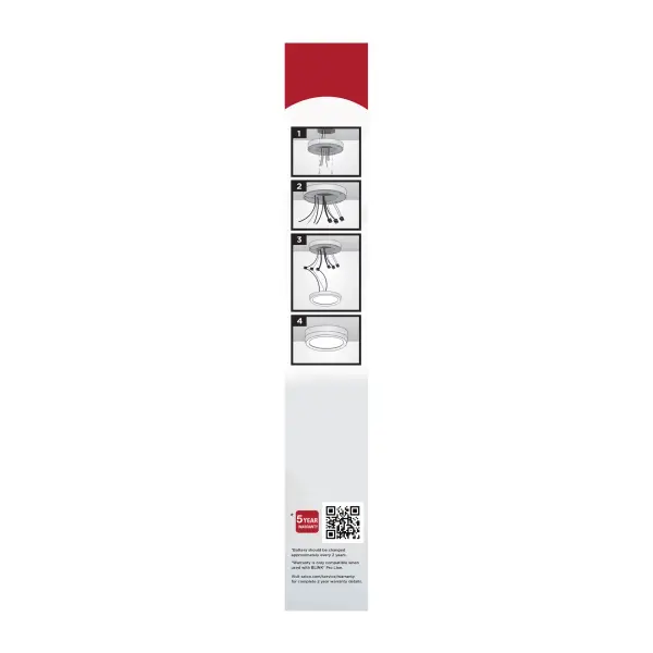 Blink Pro Emergency Battery Backup Round Flush Mount - 9 Inch - Image 5