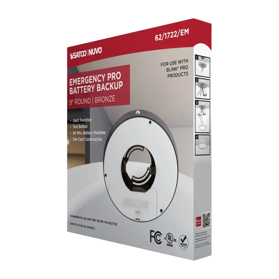 Blink Pro Emergency Battery Backup - 9 Inch Round - Image 7