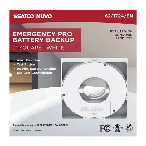 Blink Pro Emergency Battery Backup - 9 Inch Square - Image 3