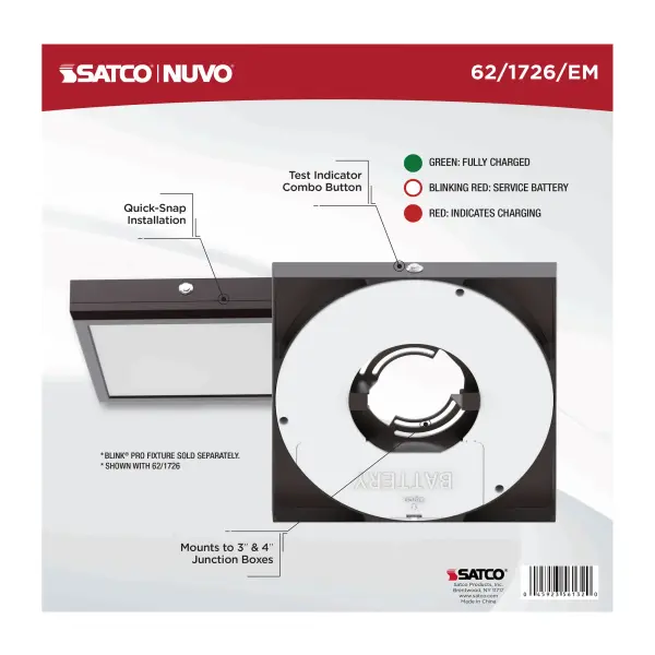 Blink Pro Emergency Battery Backup - 9 Inch Square - Bronze - Image 4