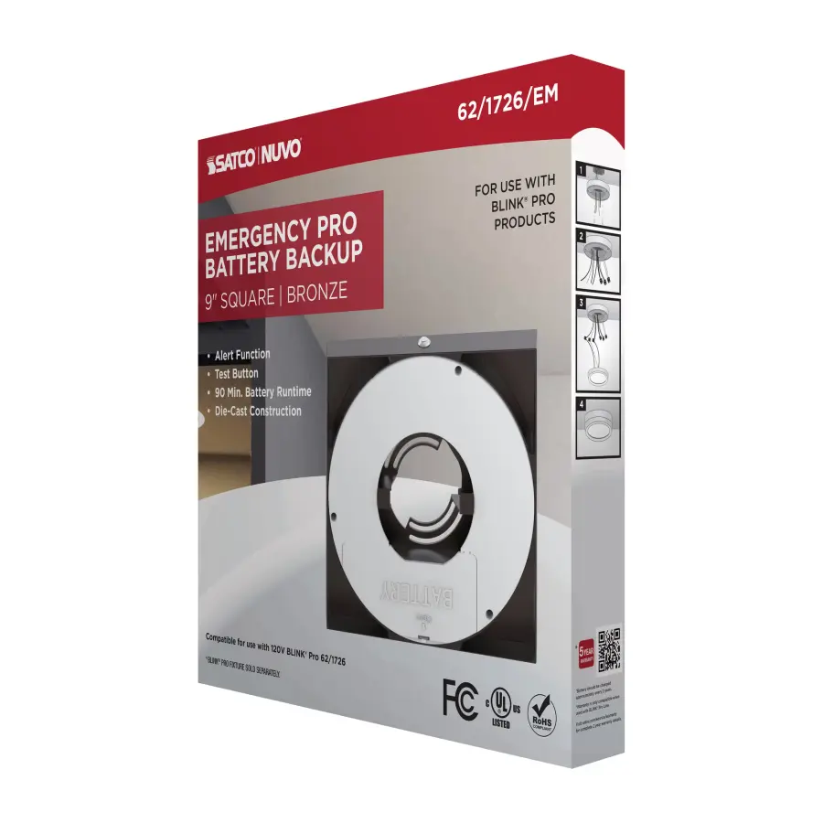 Blink Pro Emergency Battery Backup - 9 Inch Square - Bronze - Image 7