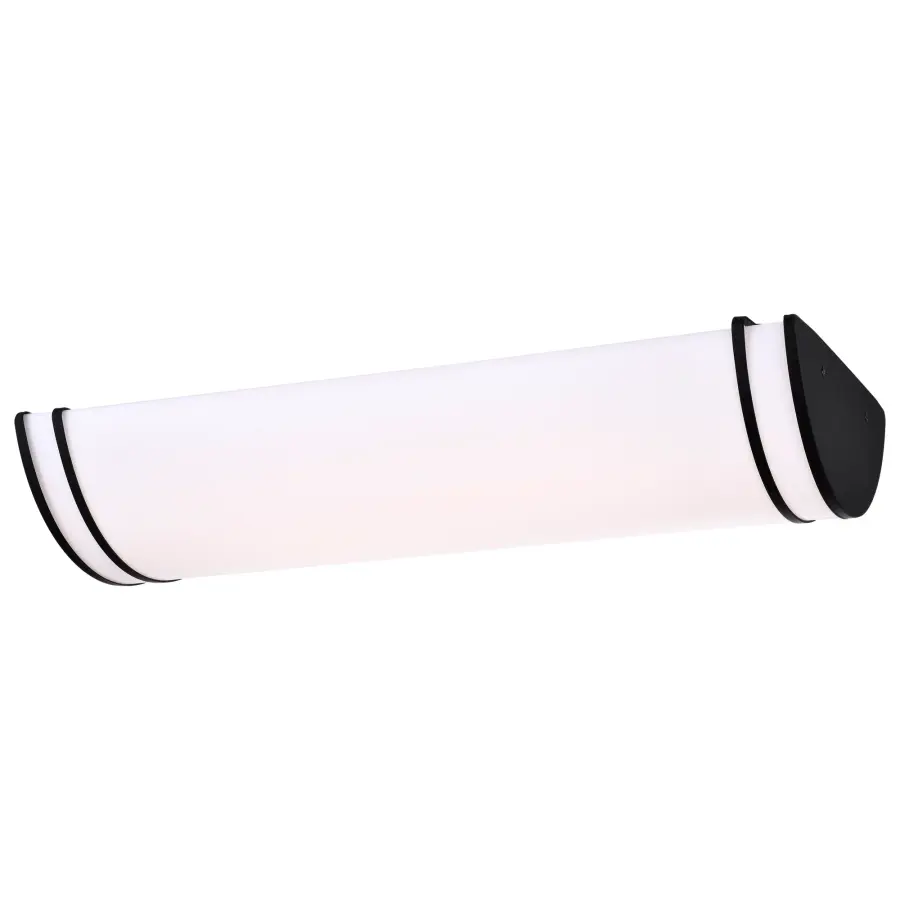 Glamour LED 25" Linear Flush Mount - Black - Image 2