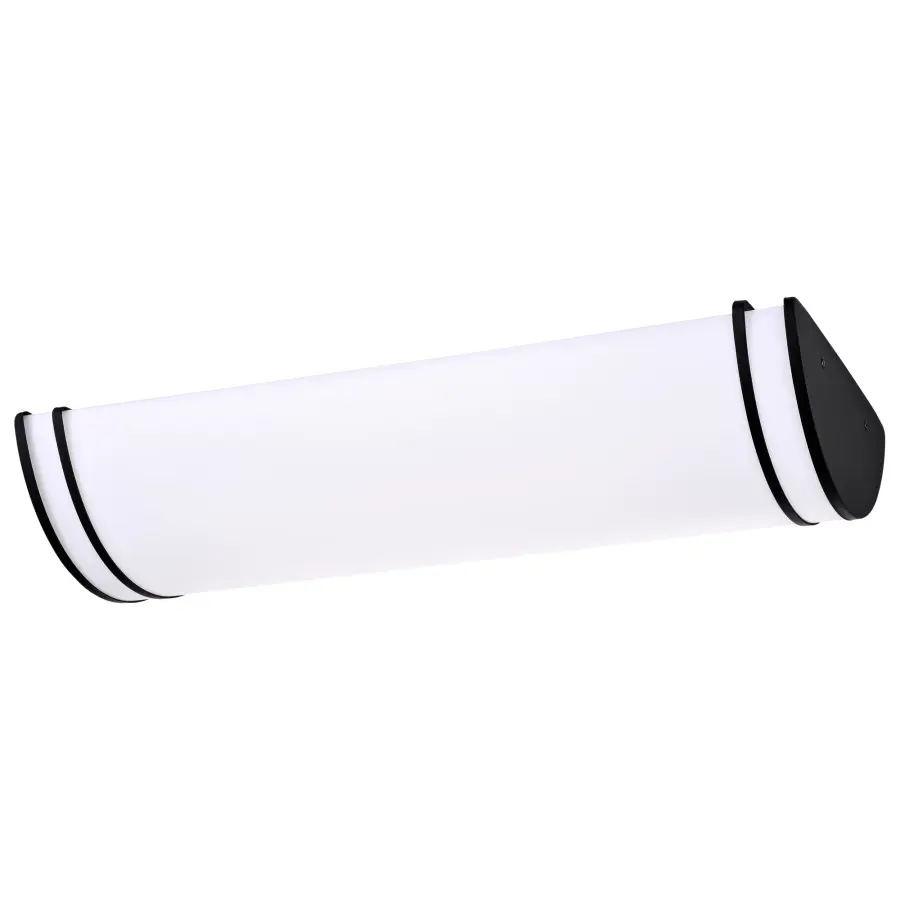 Glamour LED 25" Linear Flush Mount - Black - Image 7