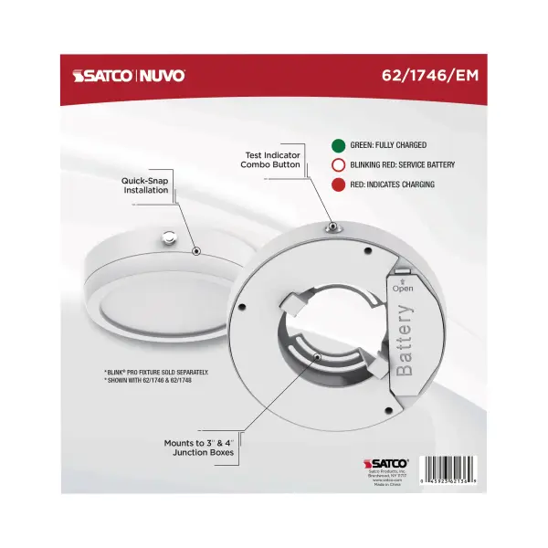 BLINK Pro 7" LED Round Flush Mount - White - Image 9