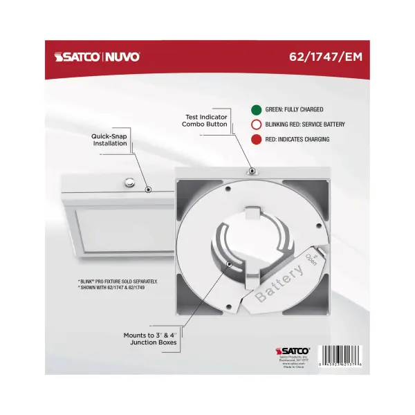BLINK Pro Emergency Battery Backup - 7 Inch Square - Image 2