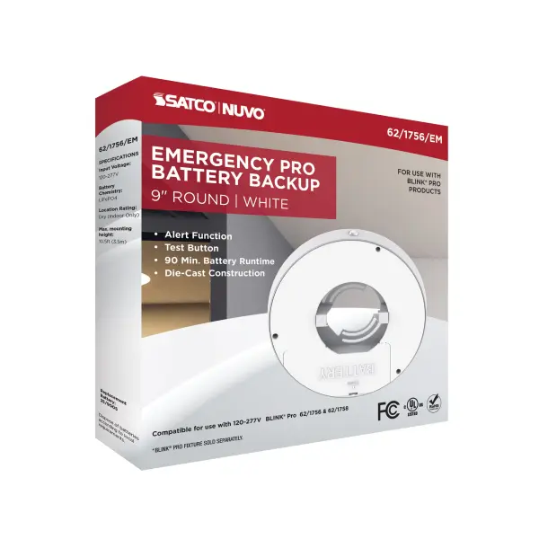 BLINK Pro Emergency Battery Backup - 9 Inch Round - Image 6
