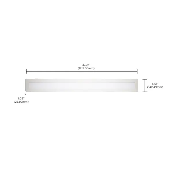 Blink Pro Plus 48" Rectangular LED Flush Mount - Image 13