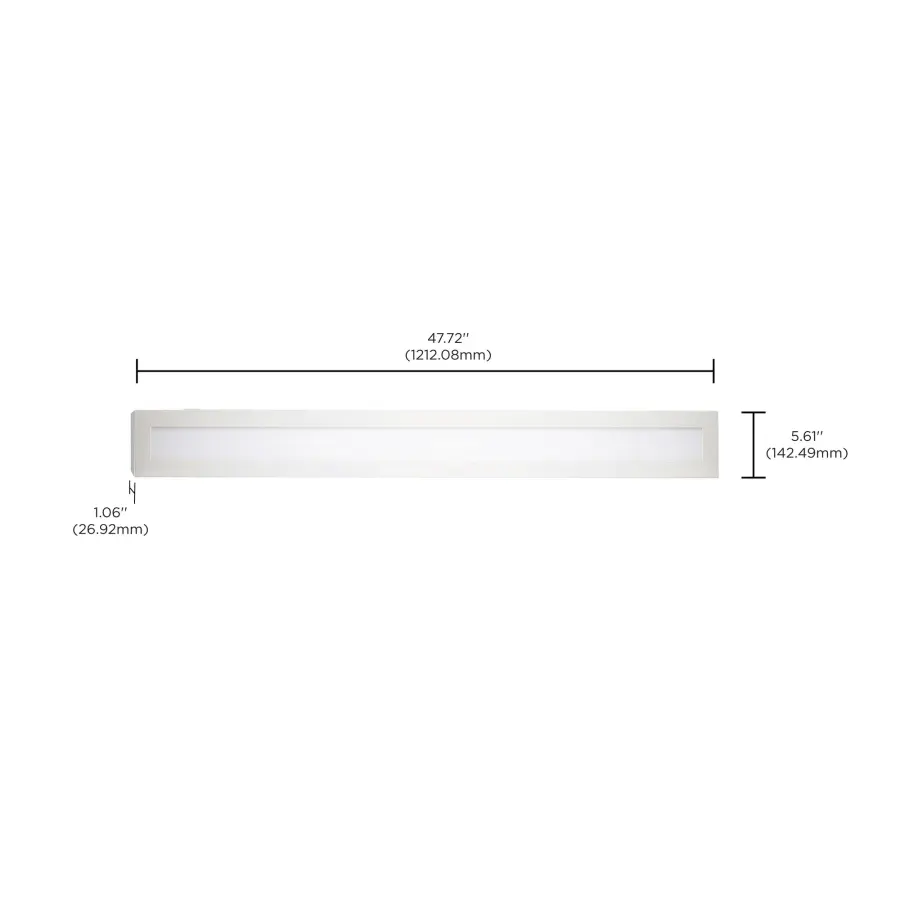Blink Pro Plus 48" Rectangular LED Flush Mount - Image 13