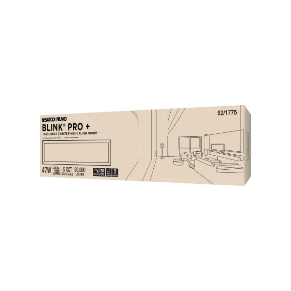 Blink Pro Plus Rectangular Surface Mount LED - 12" x 48" - White - Image 11