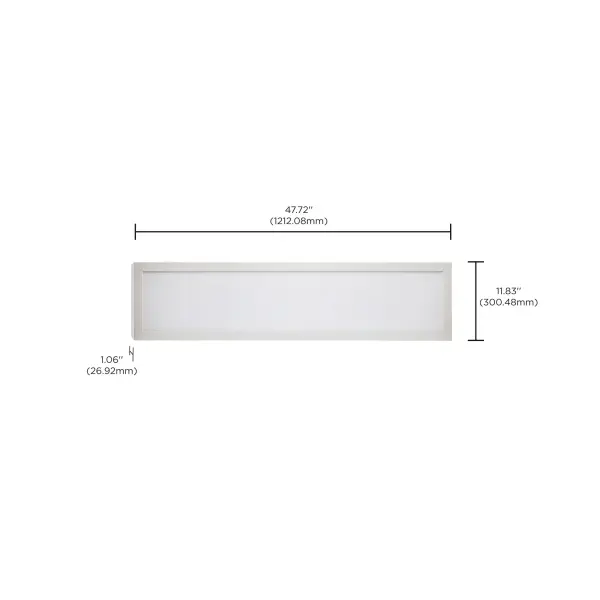 Blink Pro Plus Rectangular Surface Mount LED - 12" x 48" - White - Image 13