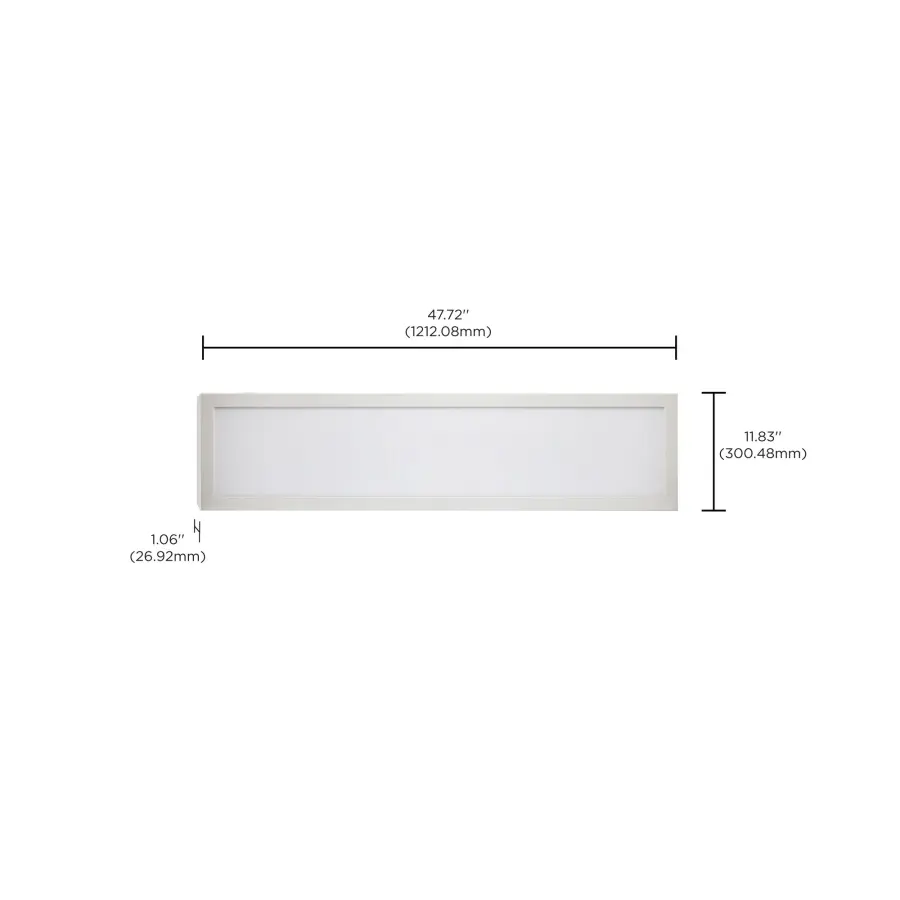 Blink Pro Plus Rectangular Surface Mount LED - 12" x 48" - White - Image 13