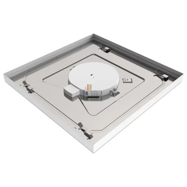 The Blink Pro Plus delivers commercial-quality lighting in a sleek 12-inch square profile. With CCT selectable technology offering five color temperature options and 90 CRI, it provides exceptional light quality for any space. - alternate view