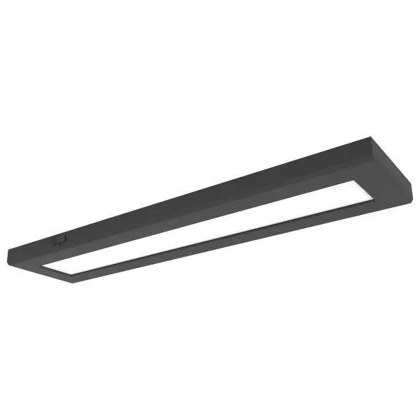 Blink Pro Plus Rectangular LED Flush Mount - 24W, Black - Image 1