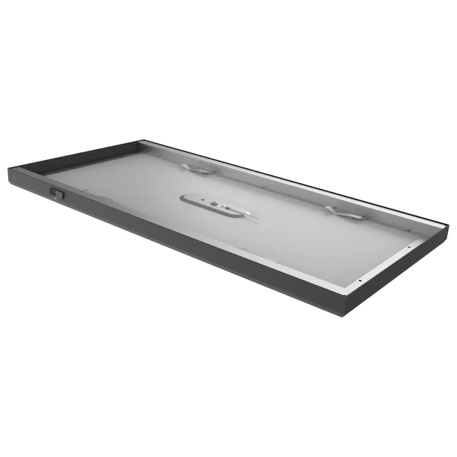Blink Pro Plus Rectangular LED Flush Mount - 12" x 24" - Black - Image 2