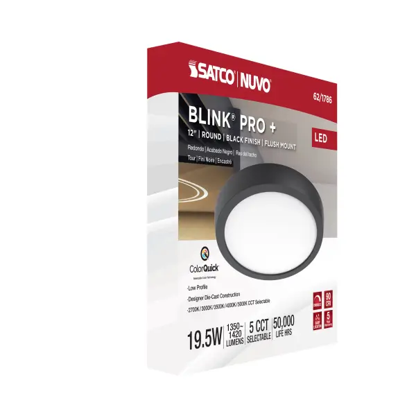 Blink Pro Plus 12" Round LED Flush Mount - Image 12