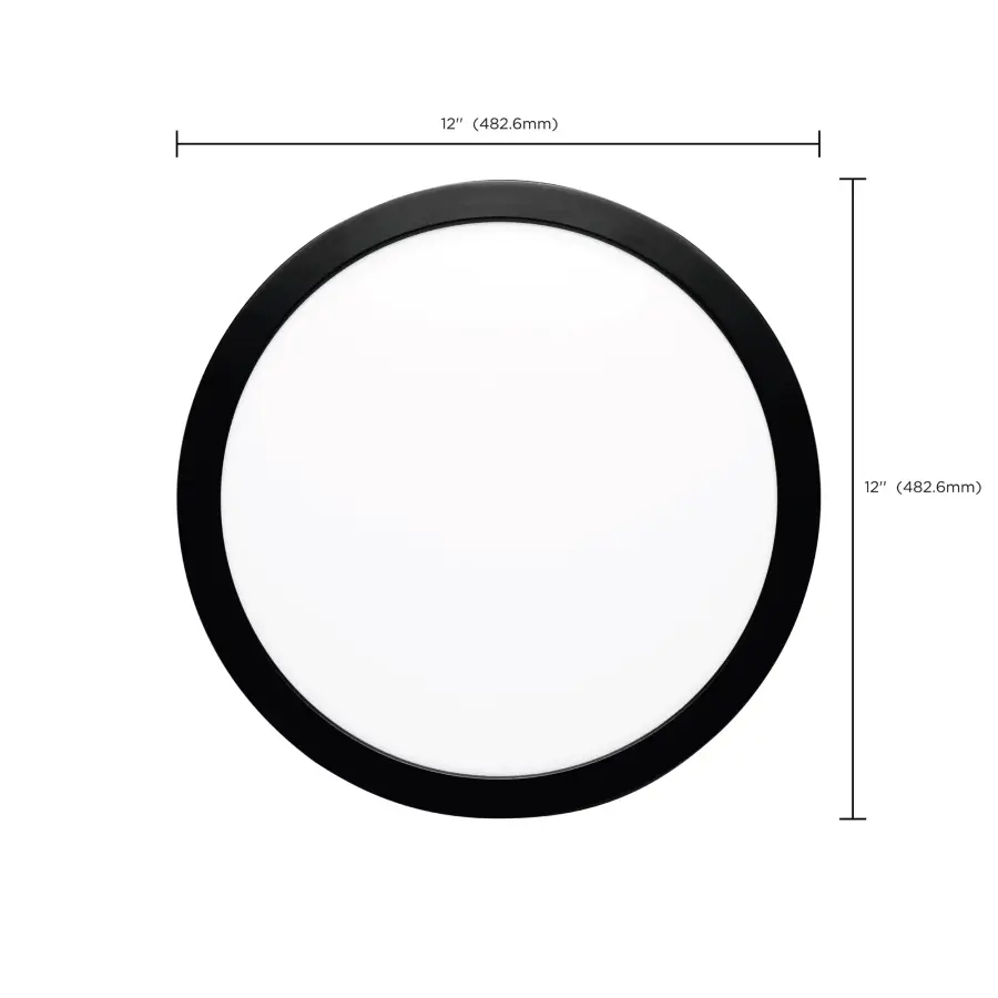 Blink Pro Plus 12" Round LED Flush Mount - Image 13