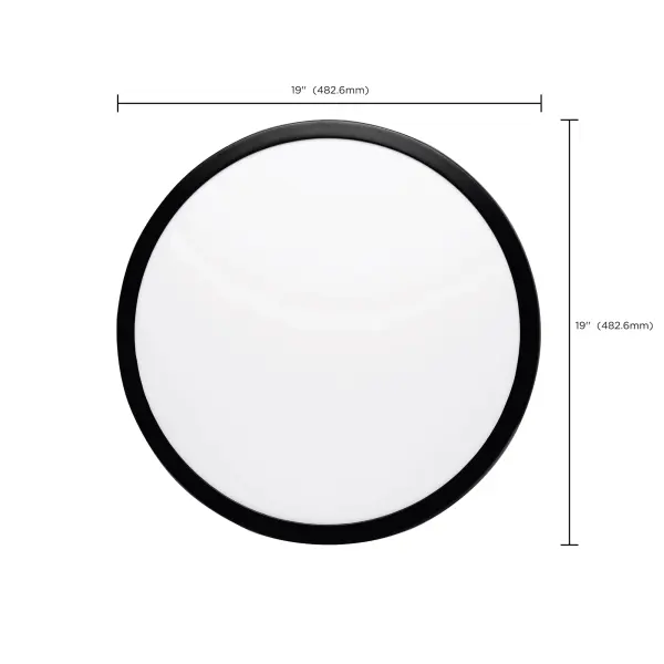 Blink Pro Plus 19" Round LED Flush Mount - Image 13