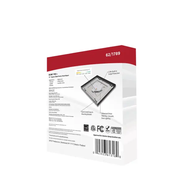 Blink Pro Plus 12" Square LED Flush Mount - Image 10