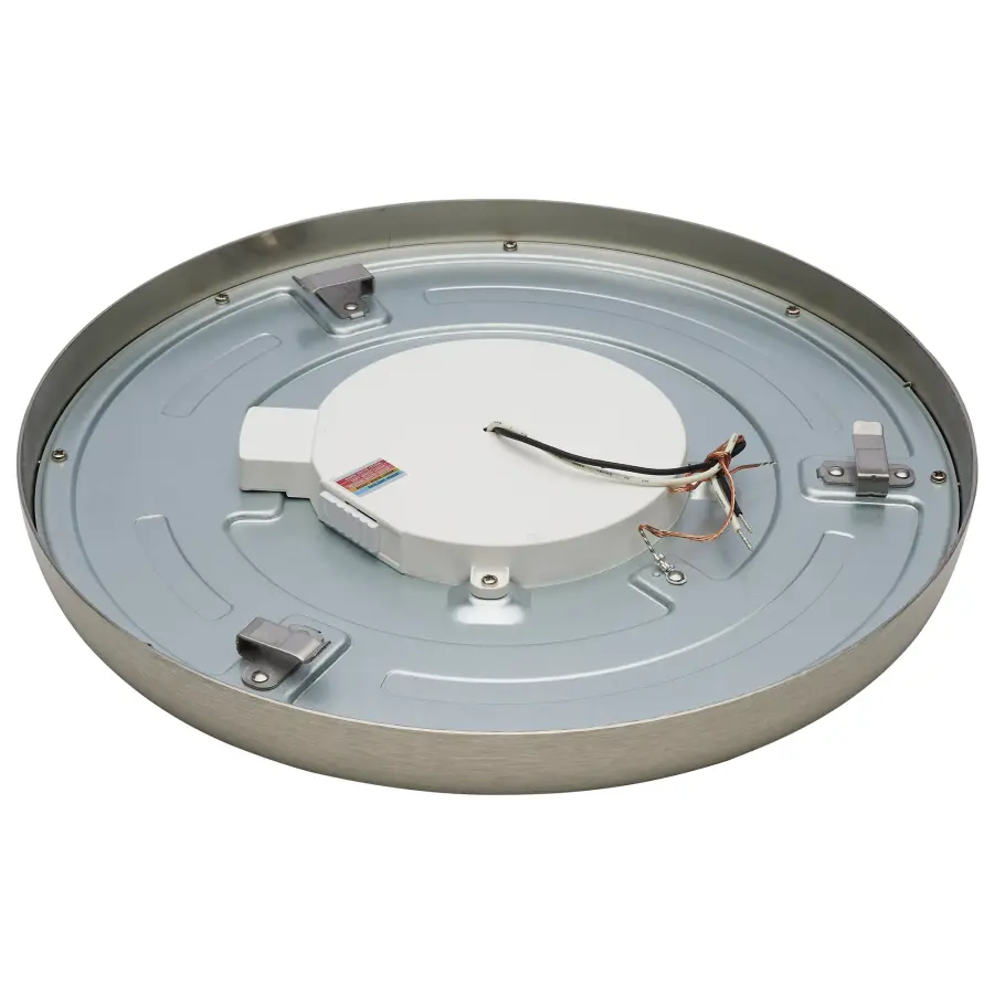 Blink Pro Plus 12" Round LED Flush Mount - Brushed Nickel - Image 2