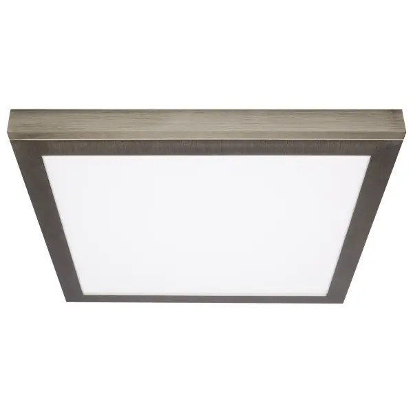Blink Pro Plus 12" Square LED Flush Mount - Brushed Nickel - Image 1