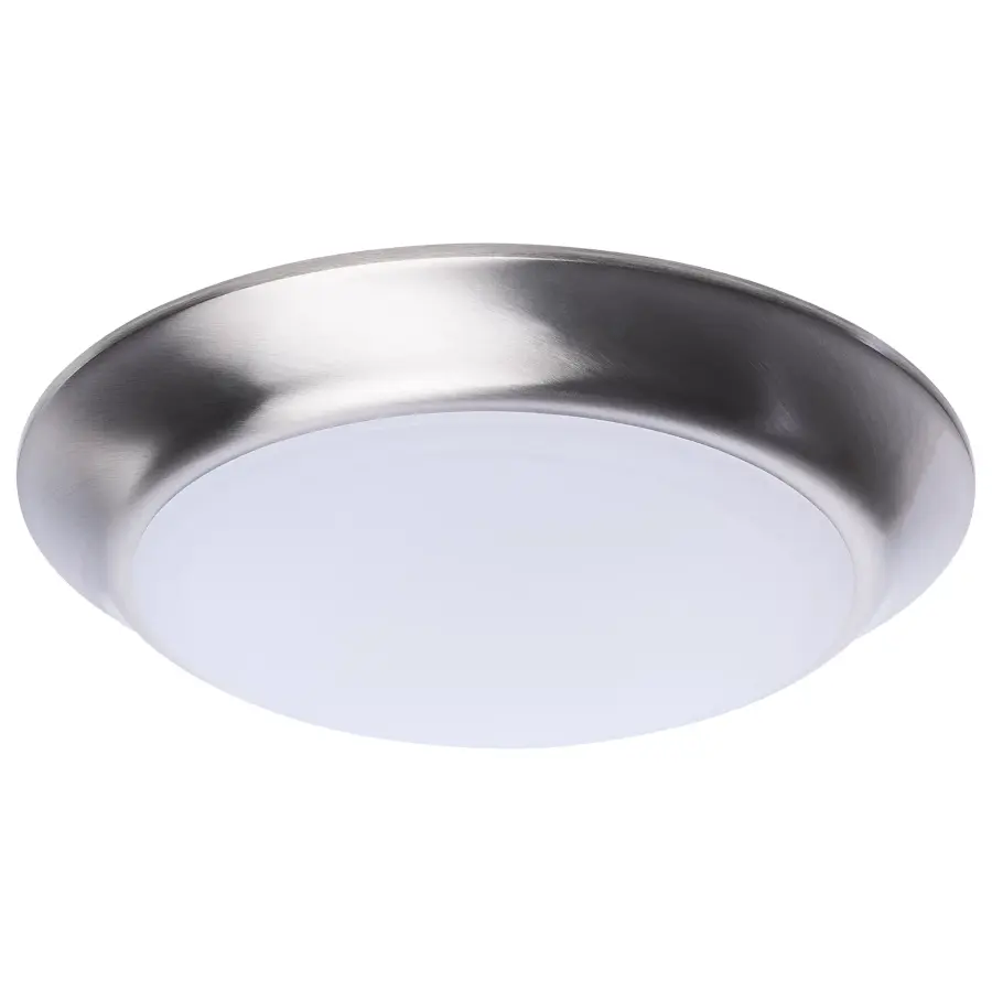 7" LED Disk Light - CCT Selectable - Brushed Nickel - Image 1