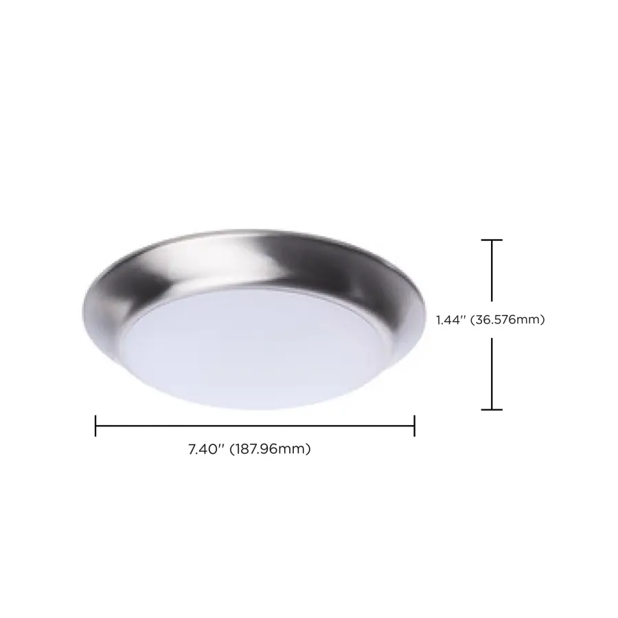 7" LED Disk Light - CCT Selectable - Brushed Nickel - Image 14