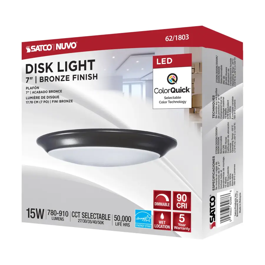 7" LED Disk Light - 5-CCT Selectable - Image 7