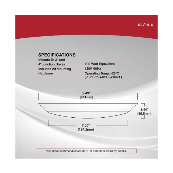 10" LED Disk Light - 5-CCT Selectable (6-Pack) - Image 5