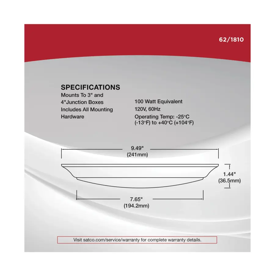 10" LED Disk Light - 5-CCT Selectable (6-Pack) - Image 5