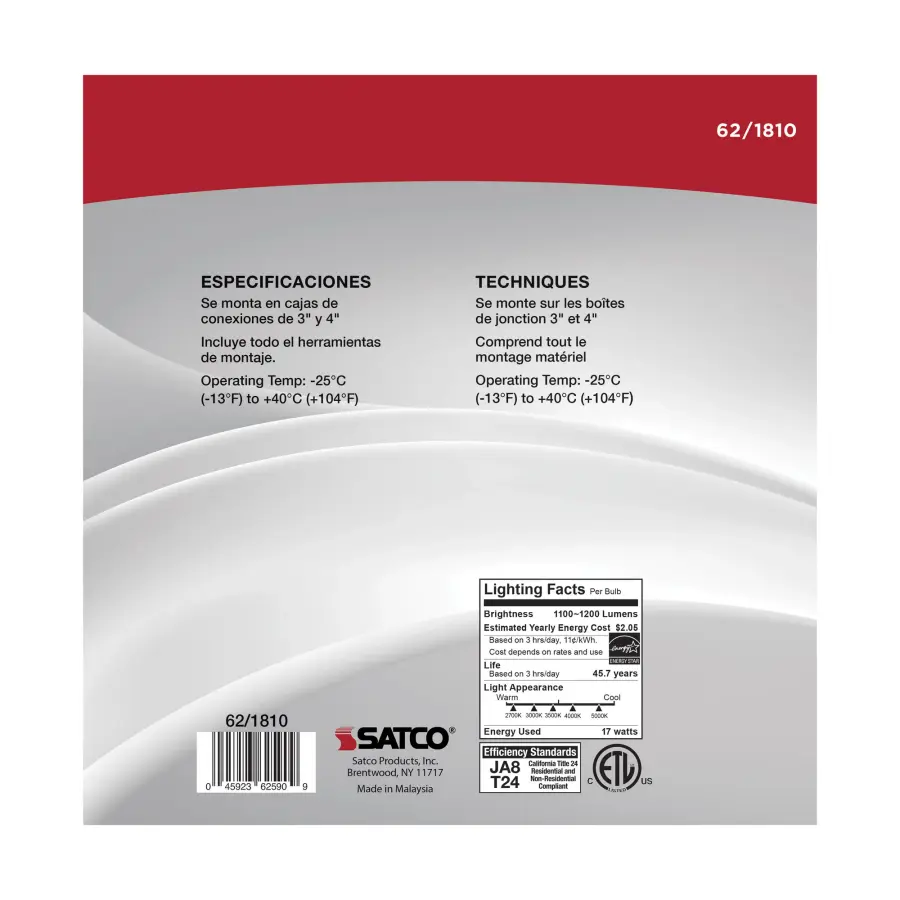 10" LED Disk Light - 5-CCT Selectable (6-Pack) - Image 7