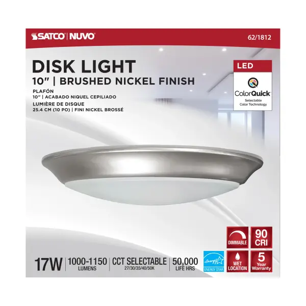 10" LED Disk Light - 5-CCT Selectable - Image 3