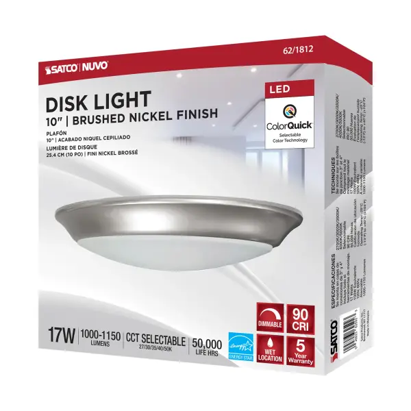 10" LED Disk Light - 5-CCT Selectable - Image 7
