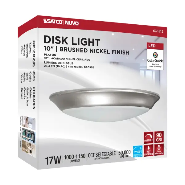 10" LED Disk Light - 5-CCT Selectable - Image 8