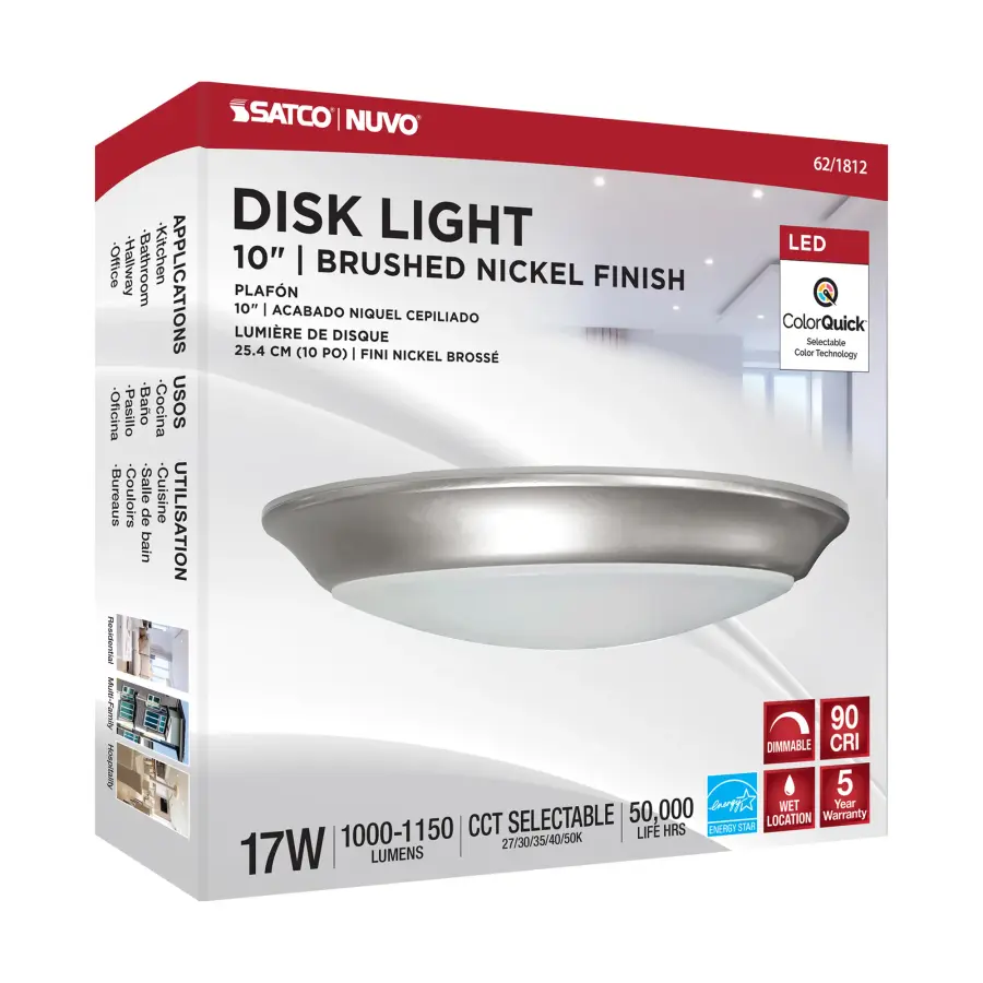 10" LED Disk Light - 5-CCT Selectable - Image 8