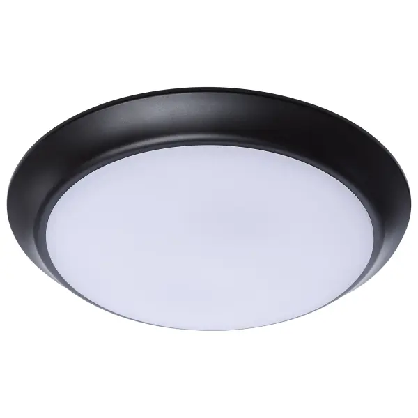 This 10-inch flush mount LED disk light offers exceptional flexibility with five selectable color temperatures (2700K-5000K), making it ideal for any space. Wet-rated and dimmable with high CRI, it's perfect for closets, bathrooms, and hallways. - alternate view