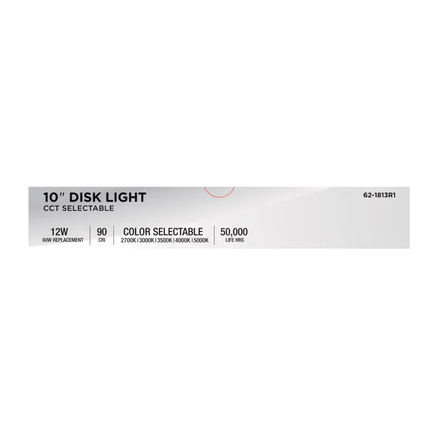 10" LED Disk Light - CCT Selectable - Bronze - Image 12
