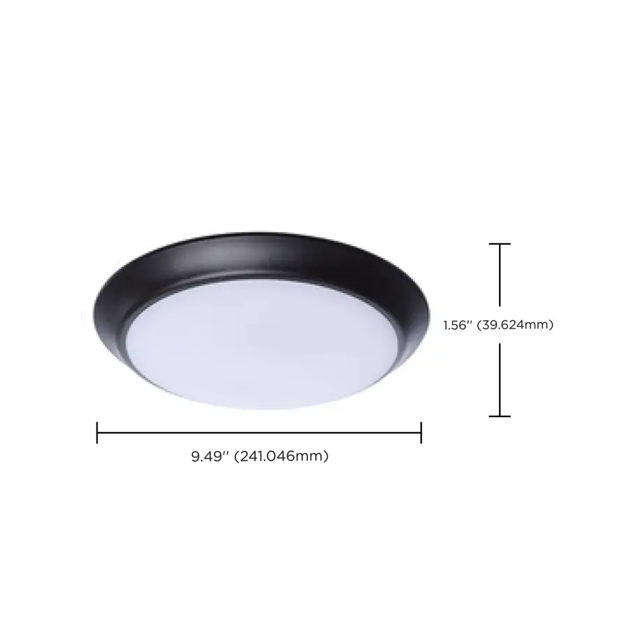 10" LED Disk Light - CCT Selectable - Bronze - Image 15