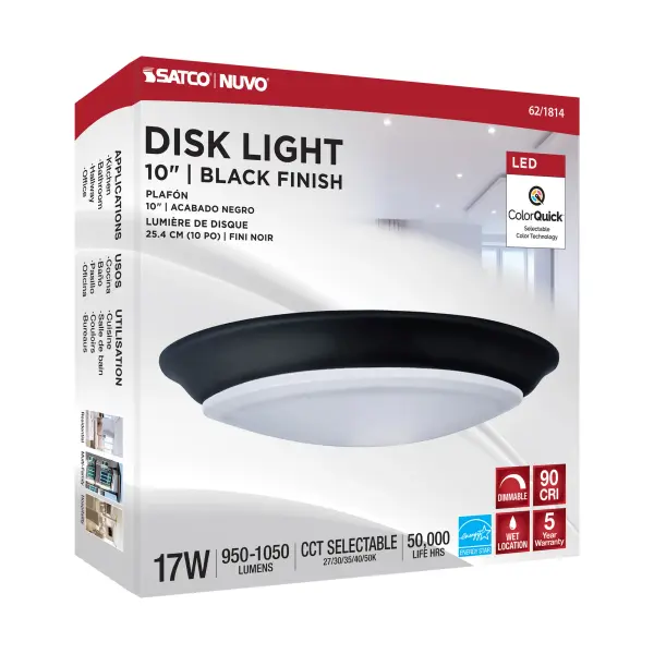 10" LED Disk Light with 5-CCT Selectable Technology - Image 8