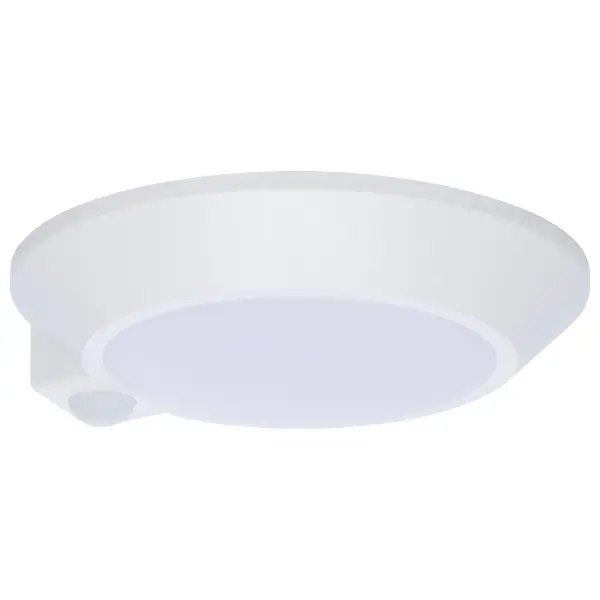 This 7-inch LED disk light combines efficiency with convenience through its integrated occupancy sensor and five selectable color temperatures. Perfect for utility spaces, it delivers 900 lumens with excellent color rendering.
