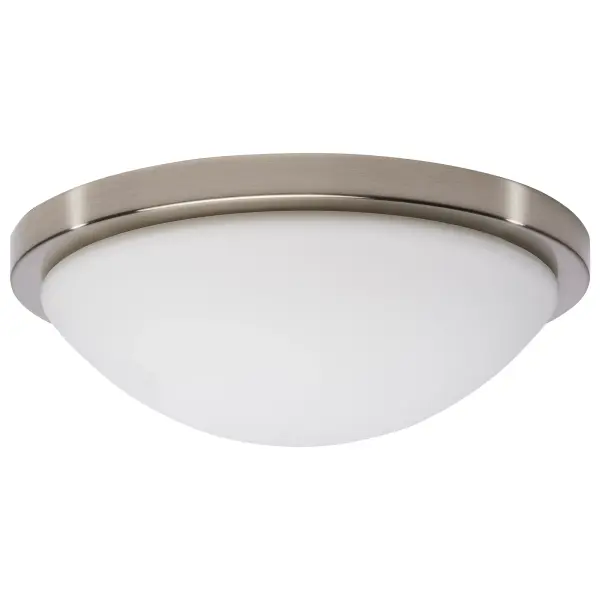 Button 11" LED Flush Mount - Brushed Nickel - Image 1